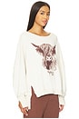 view 2 of 4 Graphic Camden Sweatshirt in Highland Cow