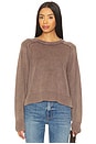 view 1 of 4 Spring Street Pullover in Chocolate