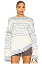 view 1 of 4 Dani Pattern Sweater in Cloud Combo