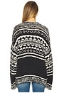 view 3 of 4 Dani Pattern Sweater in Black Combo