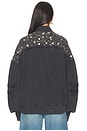 view 4 of 6 Sparkle Sweatshirt in Black Combo