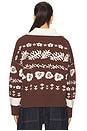view 4 of 5 Shelby Cardigan in Chocolate
