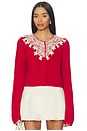 view 1 of 5 Pixie Cardi in Red