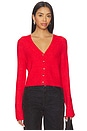 view 1 of 4 School Girl Cardi in Cherry Pop Melange