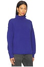 view 2 of 4 x We The Free Torres Rolls Neck Sweater in Skipper Blue