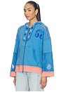 view 4 of 6 x We The Free Seashell Cardi in Blue Combo