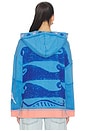 view 5 of 6 x We The Free Seashell Cardi in Blue Combo
