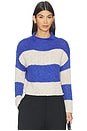 view 1 of 4 Opal Rugby Stripe Sweater in Cobalt Combo