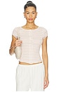 view 1 of 5 JERSEY MOST WANTED STRIPED in Mauve & Ivory Stripe