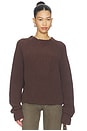 view 1 of 4 Low Tide Pullover in Chocolate
