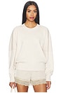 view 1 of 4 Alma Pullover in Marshmallow Heather