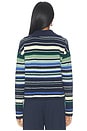 view 4 of 4 Trading Up Stripe Pullover in Navy Combo