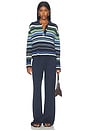 view 5 of 4 Trading Up Stripe Pullover in Navy Combo