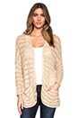 view 1 of 3 Last Night Stripe Cardigan in Tan