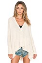 view 2 of 5 Shark Hem Cardigan in Cream
