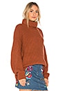 view 2 of 4 Swim Too Deep Pullover Sweater in Terracotta