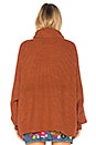 view 3 of 4 Swim Too Deep Pullover Sweater in Terracotta