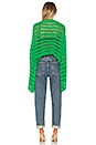 view 3 of 3 Caught Up Crochet Top in Kelly Green