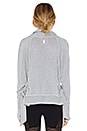 view 3 of 4 Movement Sweet Flow Pullover Jacket in Grey Combo