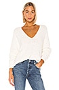 view 1 of 4 Finders Keepers V Neck in White
