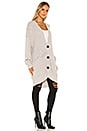 view 3 of 4 Sunset Drive Cardigan in Light Grey