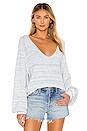 view 1 of 4 Riptide V Neck Sweater in Sky