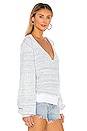 view 2 of 4 Riptide V Neck Sweater in Sky