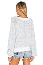 view 4 of 4 Riptide V Neck Sweater in Sky