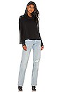 view 4 of 4 Cozy Time Funnel Pullover in Black