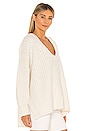 view 3 of 5 Blue Bell V Neck Sweater in Ivory