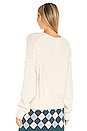 view 3 of 4 Theo V Neck Sweater in Cream