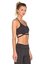 view 2 of 4 Infinity Bra in Charcoal & Black