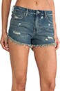 view 5 of 6 Rugged Ripped Denim Short in Eagle Wash