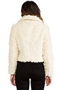 view 4 of 6 Shaggy Faux Sherpa Moto Jacket in Ivory