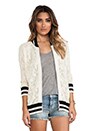 view 1 of 6 Track Jacket in Ivory Combo