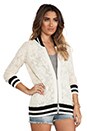 view 4 of 6 Track Jacket in Ivory Combo