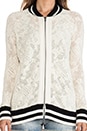 view 6 of 6 Track Jacket in Ivory Combo