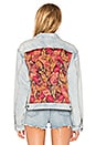 view 4 of 6 Paisley Quilted Denim Jacket in Light Denim