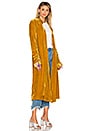 view 2 of 3 Dhalia Velvet Duster Coat in Gold