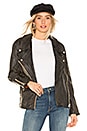 view 1 of 4 Jealousy Leather Moto Jacket in Black