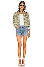 view 4 of 4 Camo Printed Denim Jacket in Botanical Combo