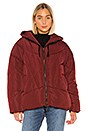 view 2 of 5 Hailey Puffer in Wine