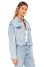 view 2 of 4 Amelia Slouchy Trucker Jacket in Washed Denim