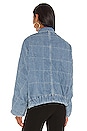 view 3 of 4 x We The Free Dolman Quilted Denim Jacket in Blue