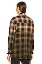 view 3 of 4 Anneli Plaid Shirt Jacket in Tobacco Combo