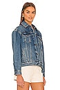 view 2 of 4 BLOUSON TRUCKER EN JEAN FREE PEOPLE JOLENE in Deep Sea