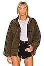 view 1 of 5 x We The Free Dolman Quilted Jacket in Dusted Military