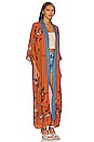 view 2 of 3 Butterfly Kisses Kimono in Terracotta Como