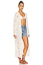 view 2 of 3 Melanie Crochet Duster in White