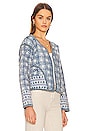 view 2 of 4 Kara Quilted Cardi Jacket in Pacific Combo